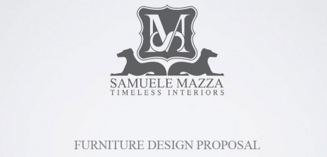 SAMUELE MAZZA - Furniture Proposal